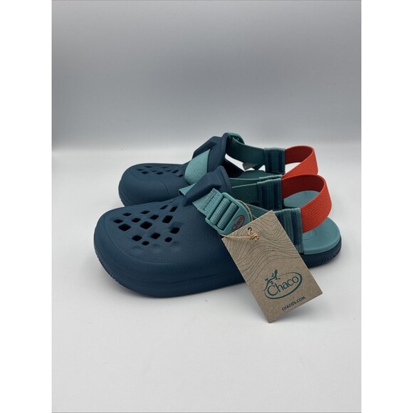 NEW Chaco Chillos Women’s Sz 6 Clog Sandal OCEAN BLUE Adjustable Strap Slip Ons - Picture 5 of 13